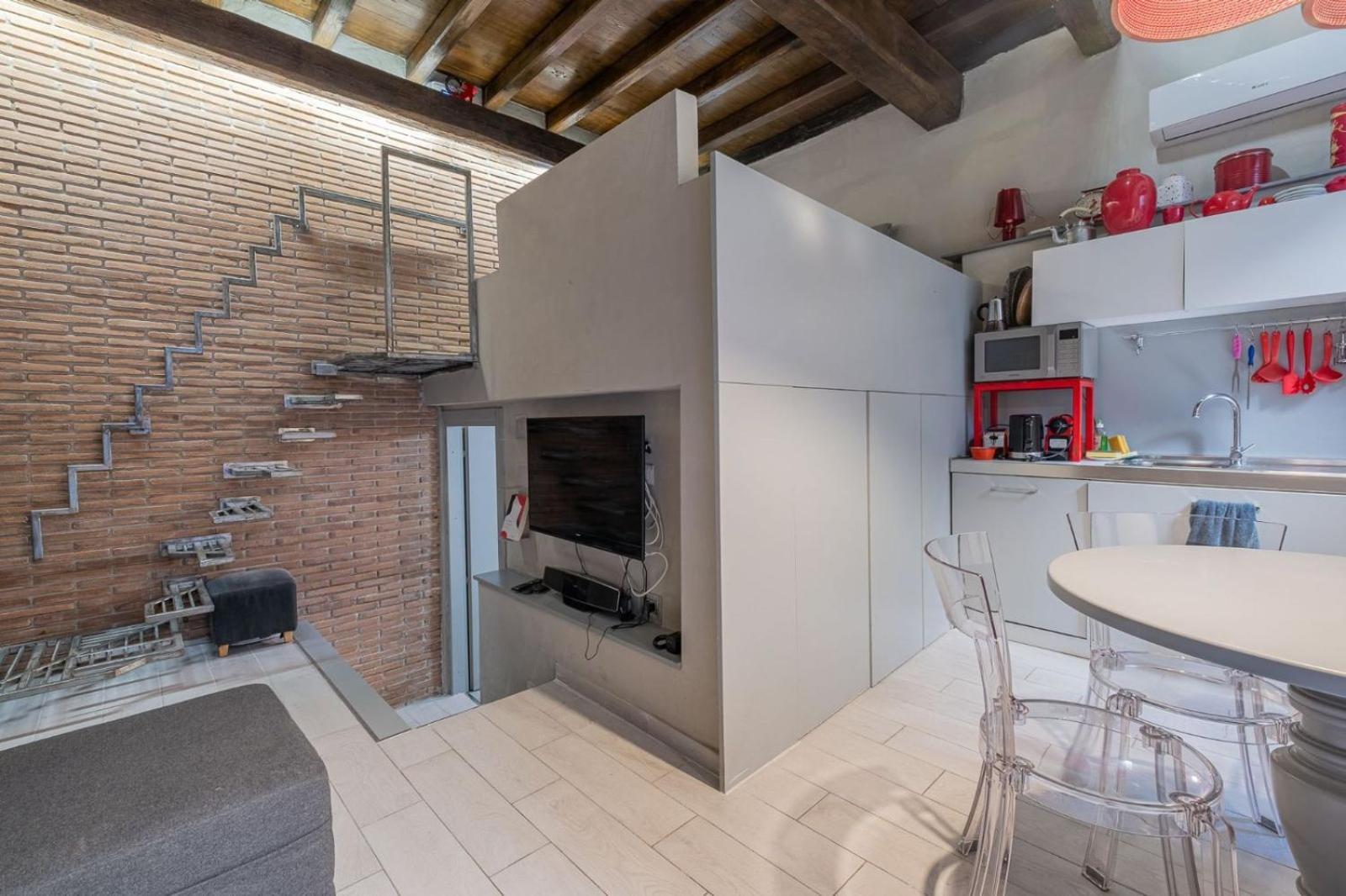 Spagna Square 200Mt - Loft 4Px - Center Rome - Private Access - Piazza Del Popolo Esterno foto
